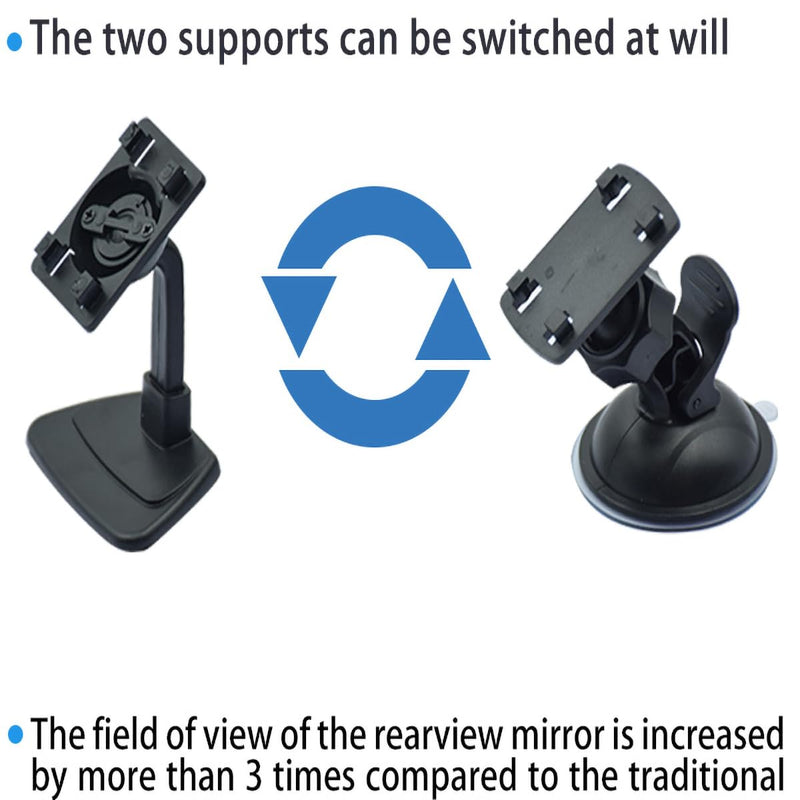 Car Side Rear View Backup Camera Reversing 5 in Monitor Reverse Image Front Parking Night Vision Rear Mirror Positive for Vehicle Waterproof IP68 Clear Night Vision Car Camera DSJ-530C-2