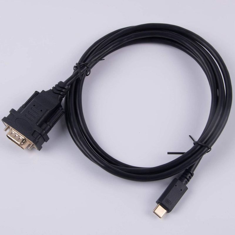 USB to DB9 RS232 Serial Adapter Converter Cable with FTDI Chip 6ft Support Win10/8/7/XP/Android/Mac/Linux/Vista (Type C to DB9) Type C to DB9