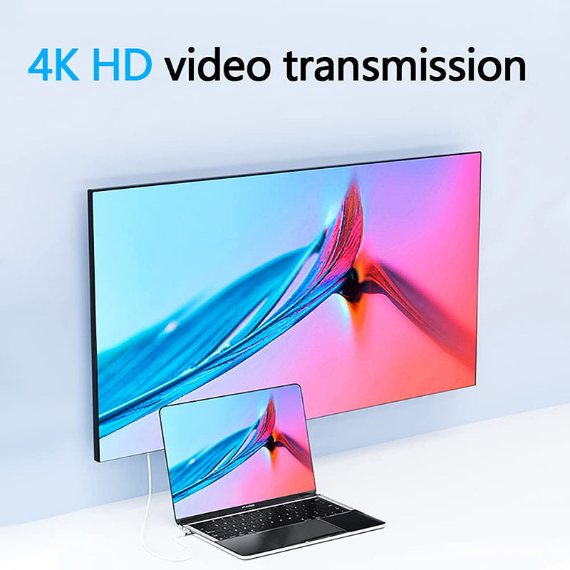 aucon Magnetic USB C Adapter, 24Pins Type C Connector, PD 100W Fast Charging 10Gbs Data Transfer straight shape