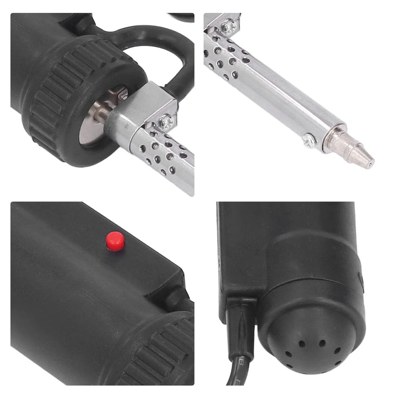 [AUSTRALIA] - Fafeicy Mini Type BBT680 Electric Desoldering Pump, Solder Sucker ABS Stainless Steel Automatic Portable Solder Removal Tool for Electronic Products, EU Plug 220V 