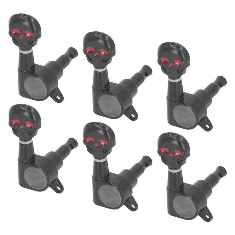 [AUSTRALIA] - Skull Guitar Tuning Pegs, Metal Machine Heads Tuners, Electric Acoustic Guitar Tuners, Replacement Parts for Guitar Repair & Maintenance 