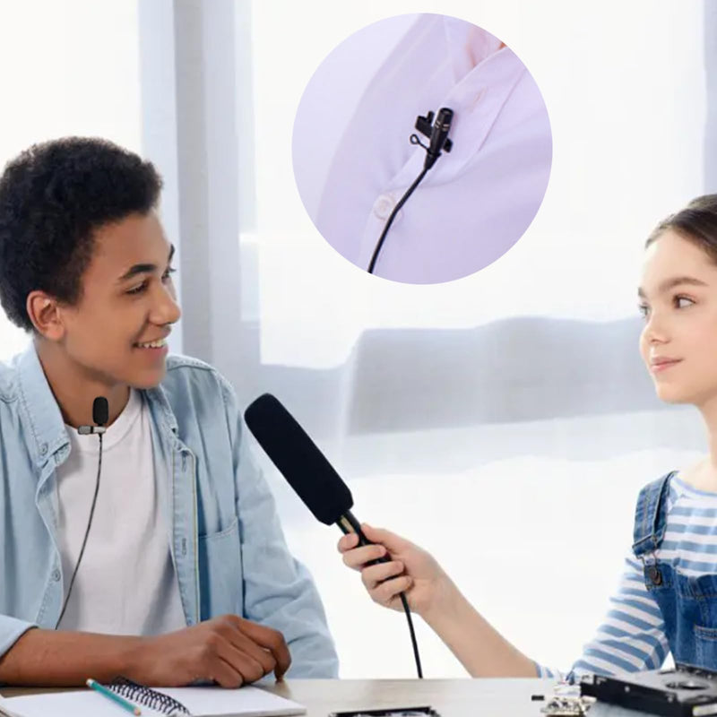 [AUSTRALIA] - Lavalier Lapel Microphone Unidirectional Condenser Super Cardioid Mic Compatible with Shure Wireless Bodypack Transmitter System with Mini XLR 4 Pin TA4F Plug Mini XLR TA4F Plug Compatible with Shure Only 