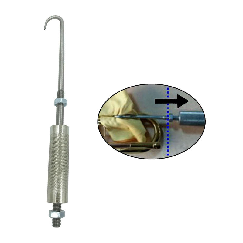 [AUSTRALIA] - Trumpet Repair Tool Tuning Pipe Hook Puller Tool for Repairing Rusted Tuning Pipe, Brass Instrument Tuning Slide Puller Repair Maintenance Tool 