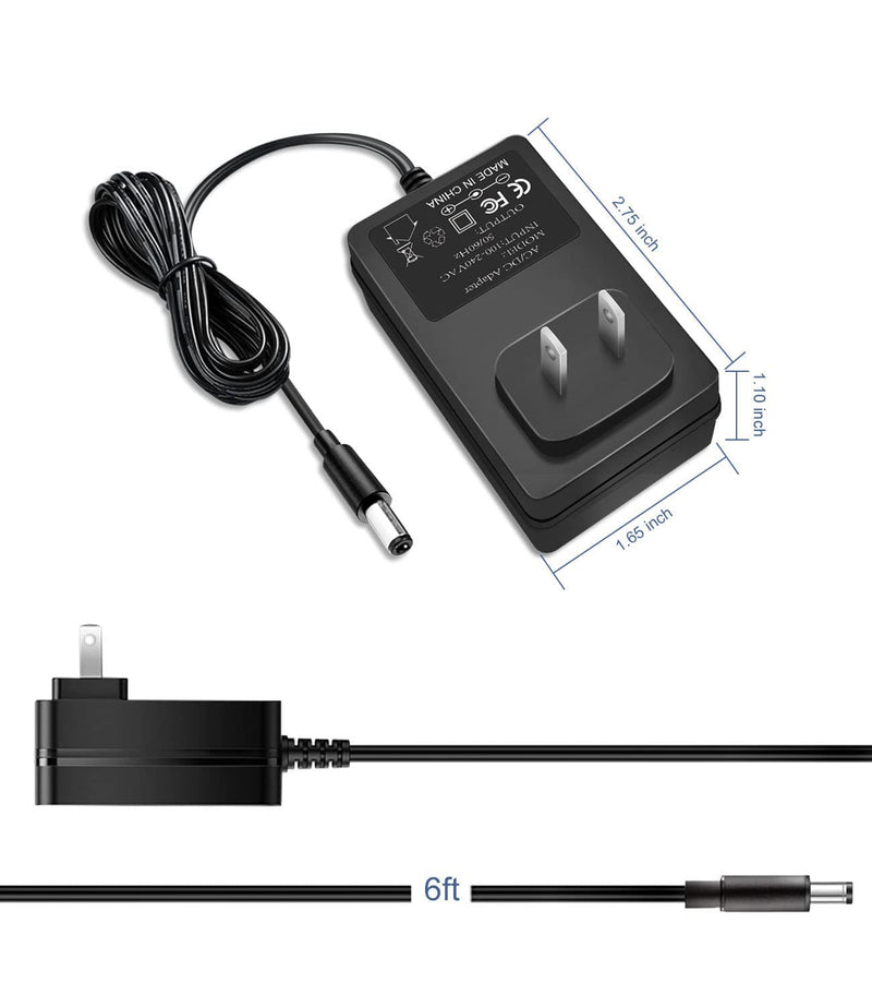 9V Power Adapter fit for Casio Keyboard AD-5 AD-5MU WK-110 WK-200 LK-43 LK-100 CT-360 CTK-496 CTK-573 CTK-611 CTK-700 CTK-710 CTK-2100 CasioTone Piano Keyboard Power Supply Cord