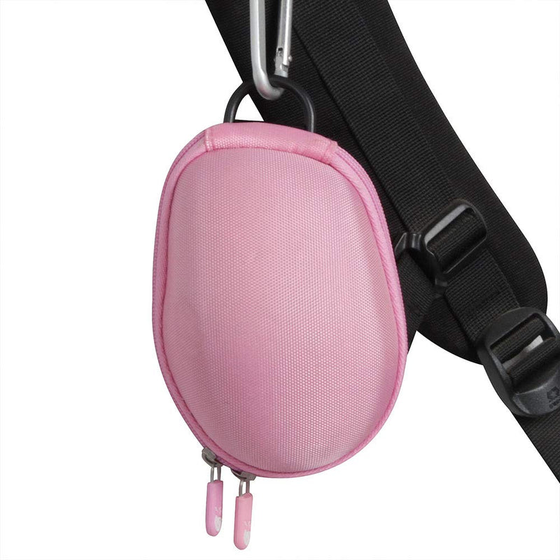 Hermitshell Hard Travel Case Fits VicTsing MM057 / HOTWEEMS D-09 / E-YOOSO / PONVIT / POLEYN 2.4G Wireless Portable Mobile Mouse Optical Mice (Only Case) (Pink) Pink
