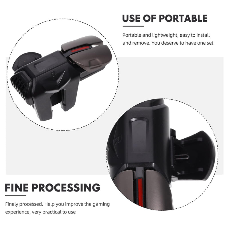 1 Pair Mobile Game Triggers Professional Gaming Controllers for iOS Sensitive Aim & Fire Joysticks for Mobile Gaming