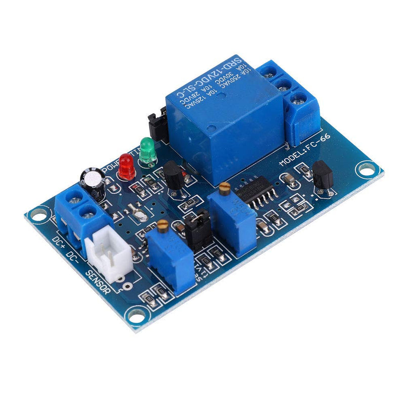 BuyWeek Photoresistor Relay Module, DC 12 V Light Detection Sensor, Light Control Switch, Light Sensitive Sensor, Adjustable Delay, Photoresistor Relay Module, Light Sensor (DC 12 V)