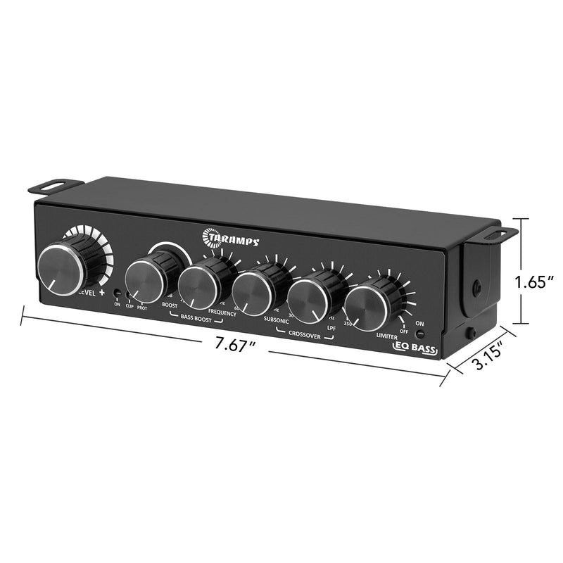 Taramps EQ BASS Digital Audio for Control Your Bass Volume, with RCA Output/Input, Perfect Match The Output Signal Levels of virtually al Models of CD/DVD Head Units, Frequency Response to 250HZ.