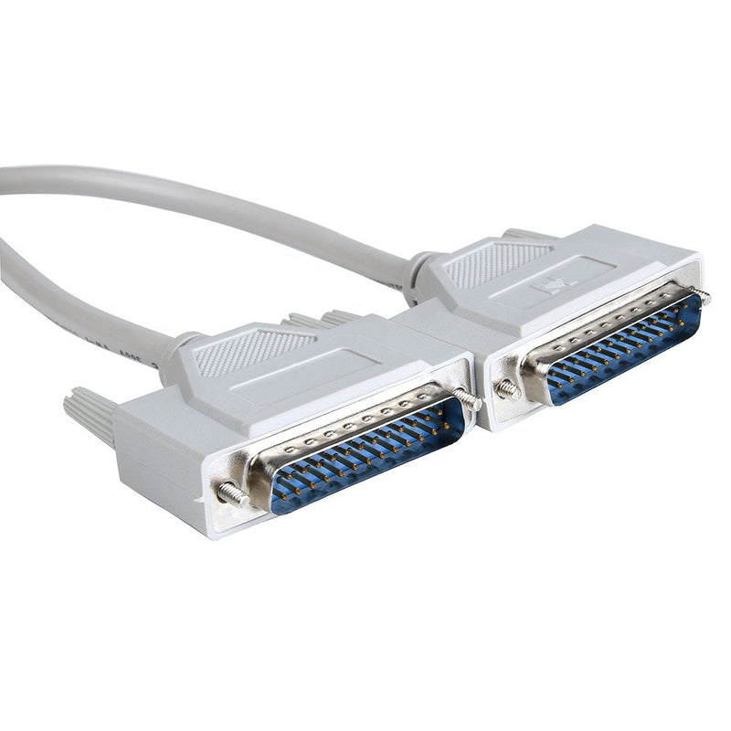 WESAPPINC 14.80 Feet DB25 25 Pin Male to Male Serial Parallel Printer Extension Cable 4.5M (14.80 Feet(4.5M)) 14.80 Feet(4.5M)