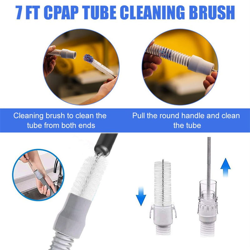 [AUSTRALIA] - CPAP Hose Brush 2 Pieces Cleaning Brush for CPAP Hoses Cleaning Kit Mask Cleaning Brush Cleaner Hose Brush 18 mm and 22 mm 