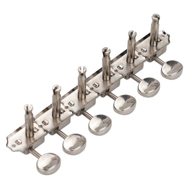 [AUSTRALIA] - 1Sets 6 inline Vintage Guitar Tuners Tuning Pegs Machine Heads for Squier Fender Strat/Tele Style Electric Guitar Nickel 