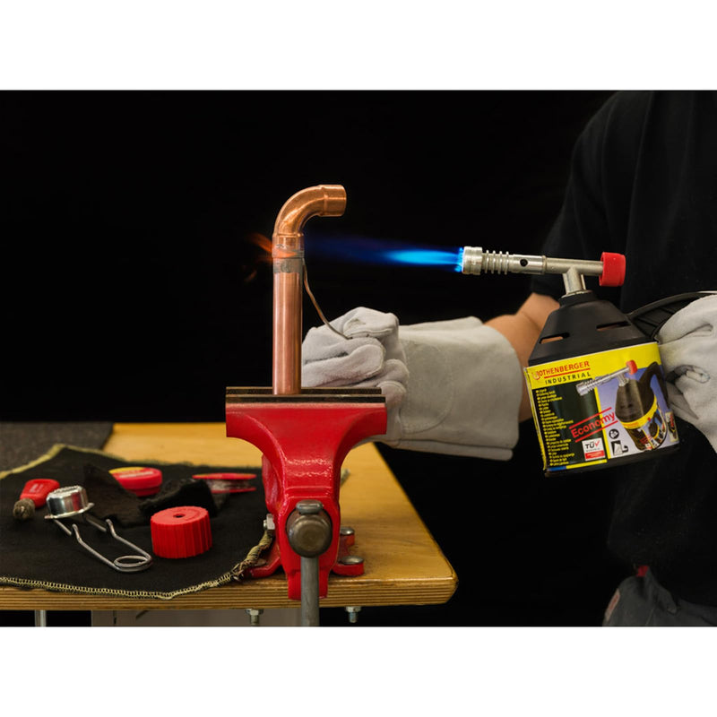 Rothenberger Industrial Roflame, Economy Blowtorch, Bunsen Burner, Soldering Gas, Gas Burner 35912