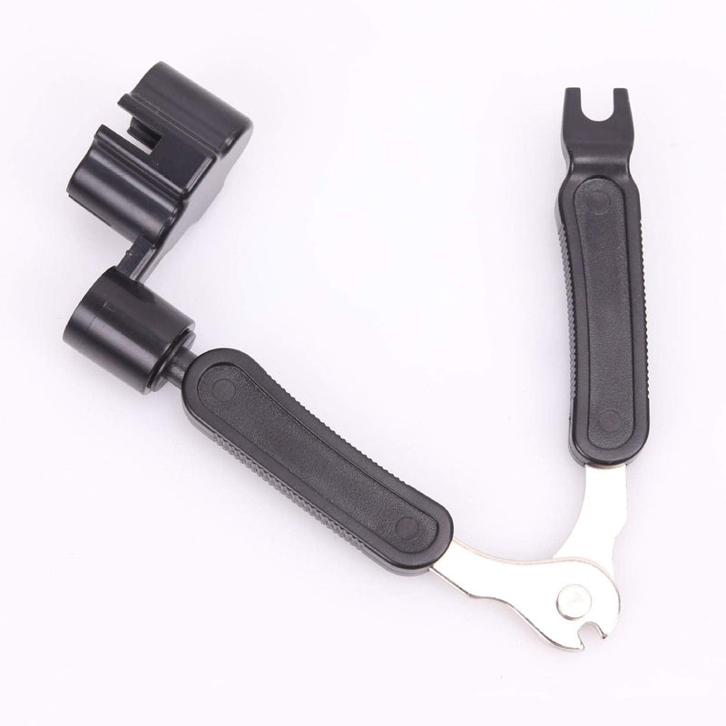 [AUSTRALIA] - Onwon 3-In-1 Guitar String Winder Cutter Bridge Pin Puller Tool - Multifunctional Guitar Maintenance Tool - String Peg Winder + String Cutter + Pin Puller Instrument Accessories 