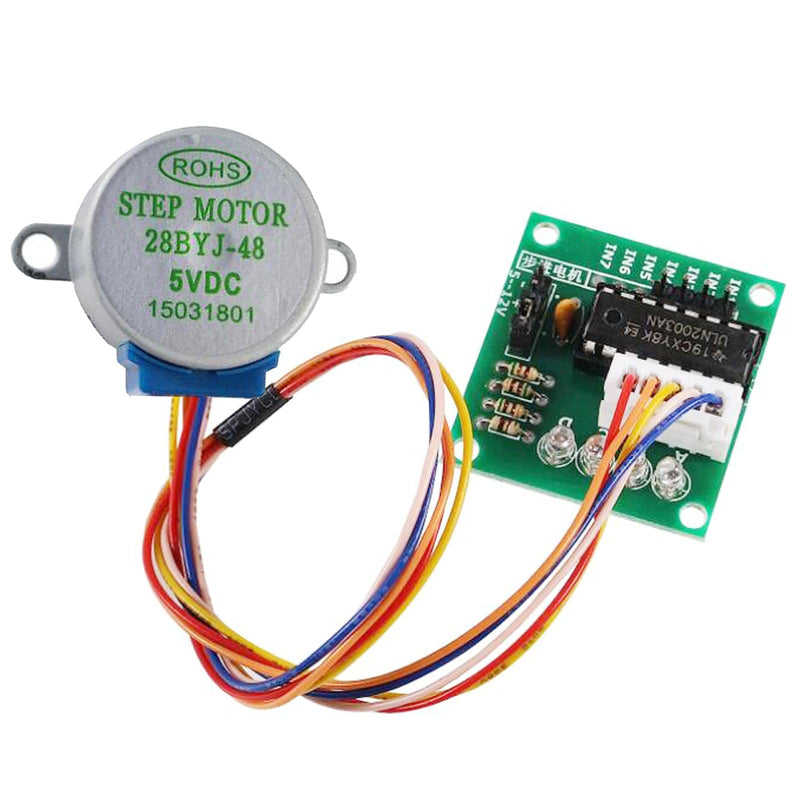 AEDIKO 2 Sets 28BYJ-48 ULN2003 5V Stepper Motor + ULN2003 Driver Board