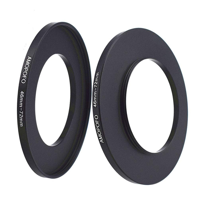 [AUSTRALIA] - Metal Step Up Ring Adapter 46mm to 72mm Step-Up Lens Adapter Ring for Filters UV,ND,CPL Camera Filters, Compatible with All 46mm Camera Lenses & 72mm Accessories 