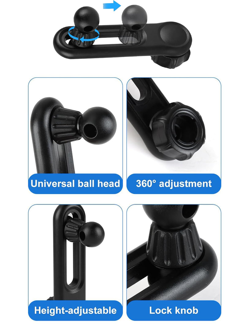 oricarmes 2026 Latest Extension arm for Mercedes Benz gle Magnetic Phone Mount Adjustable & Custom Fit 360° Rotation One-Hand Operation gle/gls Phone Holder 2020-2026 gle/gls Accessories