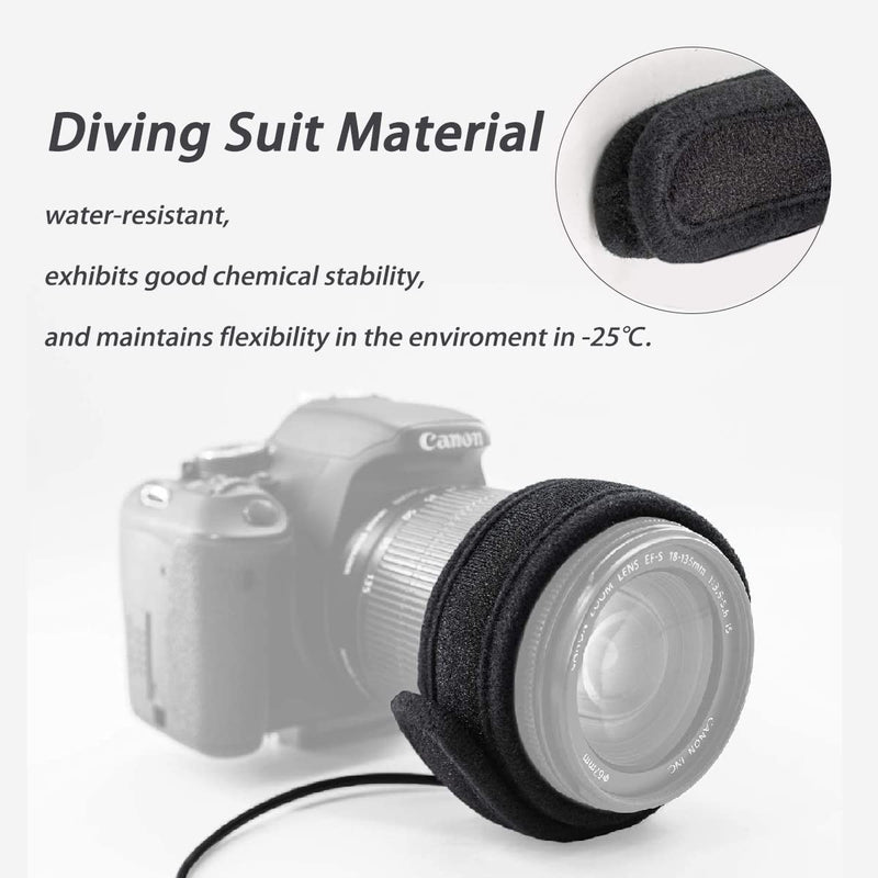 Lens Warmer with Cold Flexible Cable Down to -25℃, 350mm Dew Heater Strip Prevents Lens from Dew, Fog and Condensation for Astrophotography, Lens Heater Compatible w/ Telescope and Camera in 4.26"