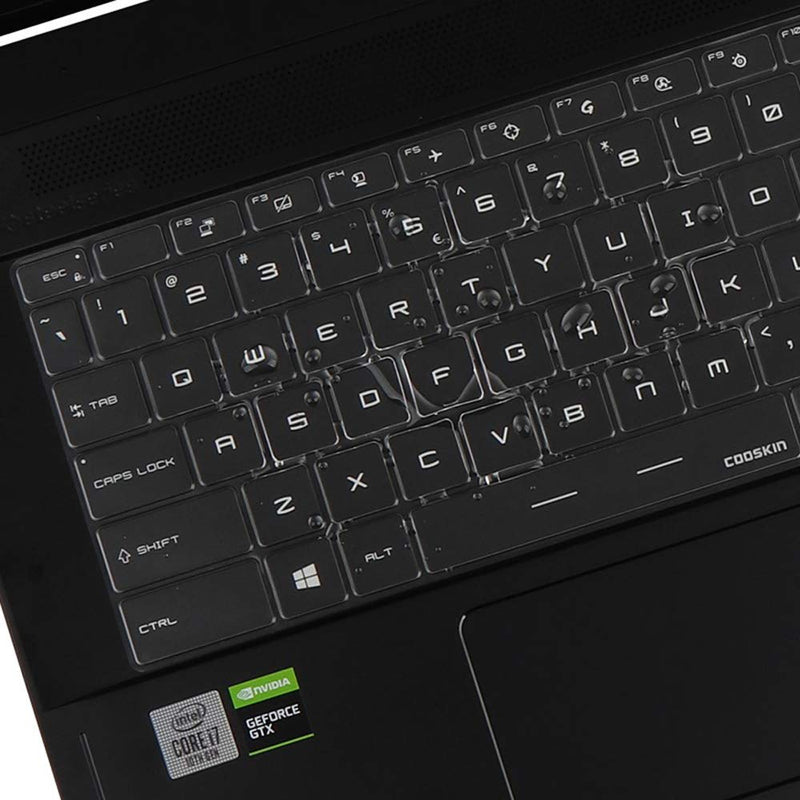 Ultra Thin Keyboard Cover for 15.6" MSI GS66 Stealth 10SFS 10SGS, GE66 WS66 GP66 Series 15.6 Inch Gaming Laptop Keyboard Skin Protector, 15.6" MSI GS66 Stealth Accessories, US Layout MSI GS66 GE66 WS66