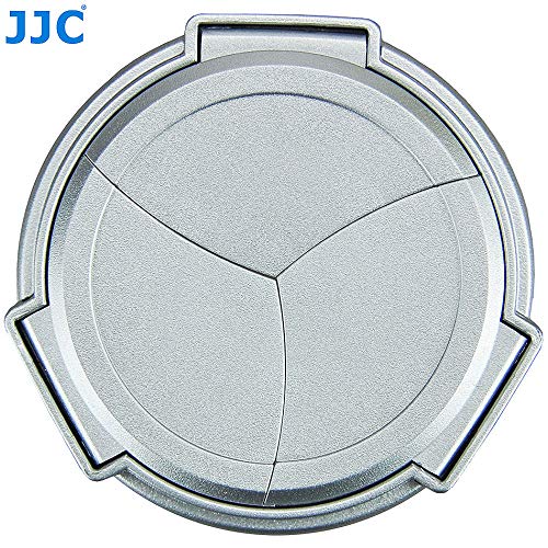 [AUSTRALIA] - JJC ALC-LX100 Silver Self-Retaining Auto Open Close Lens Cap for Panasonic LUMIX DMC-LX100 and Leica D-LUX(Typ 109) Camera Replaces DMW-LFAC1 