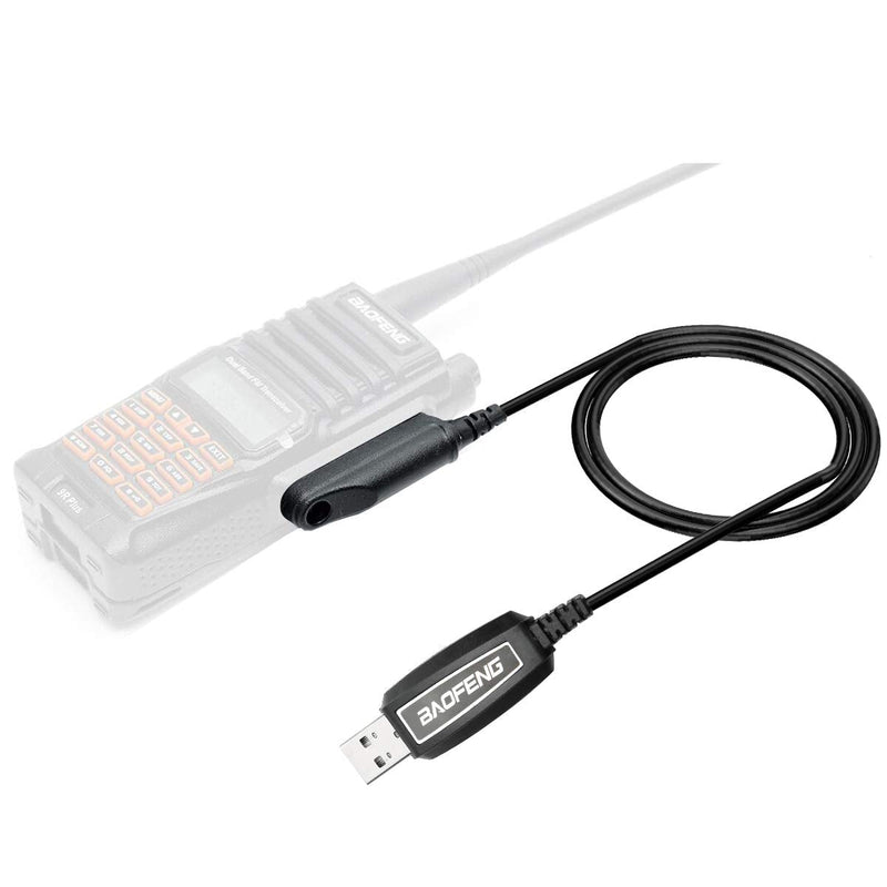 Original Baofeng USB Programming Cable PL2303 Chip Drive Free Win11 for BaoFeng Waterproof Two Way Radio UV-9R Plus (Including UV-9RPRO UV-9G GT-3WP UV-XR and Many More) USA Warranty Gmrs Radio