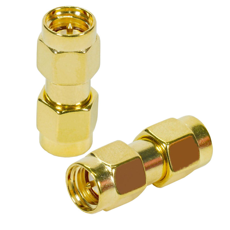 [AUSTRALIA] - Fohevers SMA Male to SMA Male Adapter Pack of 2 S/M-S/M 