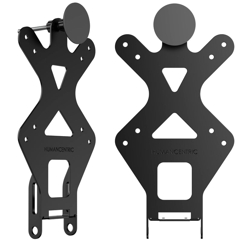 HumanCentric VESA Mount Adapter for HP Monitors 22er, 22es, 22f, 23er, 23es, 23f, 24ea, 24ec, 24er, 24es, 24f, 24fw, 25er, 25es, 25f, 27er, 27ea, 27es, 27f, 27fw, 27ec VESA Adapter Bracket (Black) One Pack
