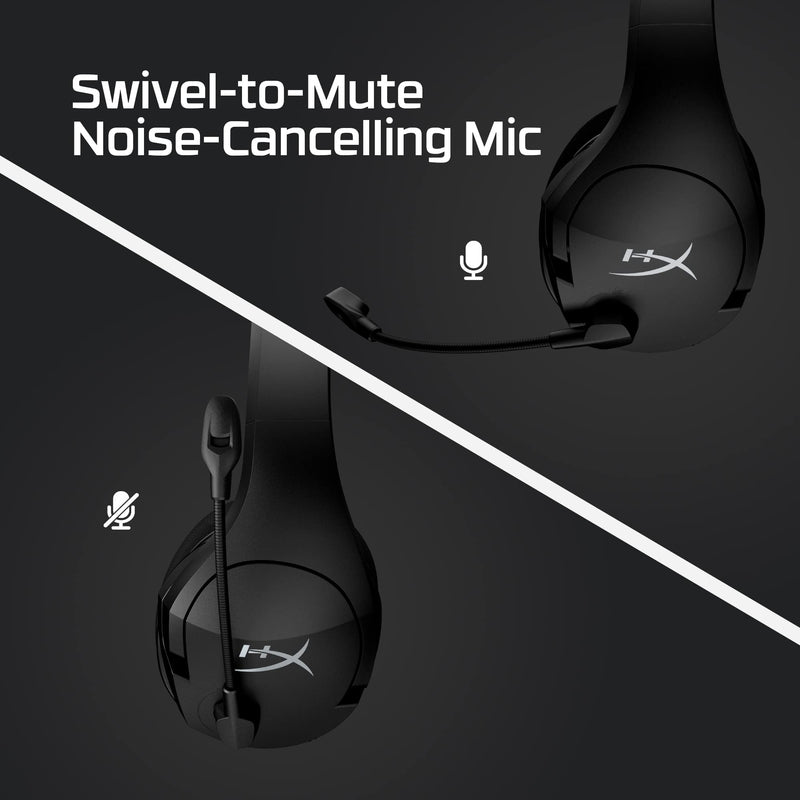 HyperX Cloud Stinger Core - Wireless Gaming Headset, for PC, 7.1 Surround Sound, Noise Cancelling Microphone, Lightweight Black