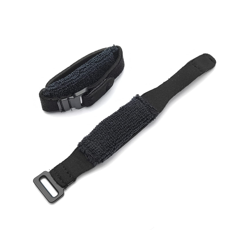 SAPHUE 2PCS Guitar String Mute Damper,Guitar String Cover Tape, Adjustable Bass Mute, Fingerboard Mute Tape, Musical Instrument Accessories（Black） black