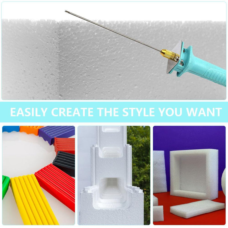 ZOYDP Polystyrene Cutter Hot Wire Cutter, AC110-240V Styrofoam Cutter, 10 cm Styrofoam Cutter, Foam Cutter for Cutting Edges, Heat Cutting Engraving Pen
