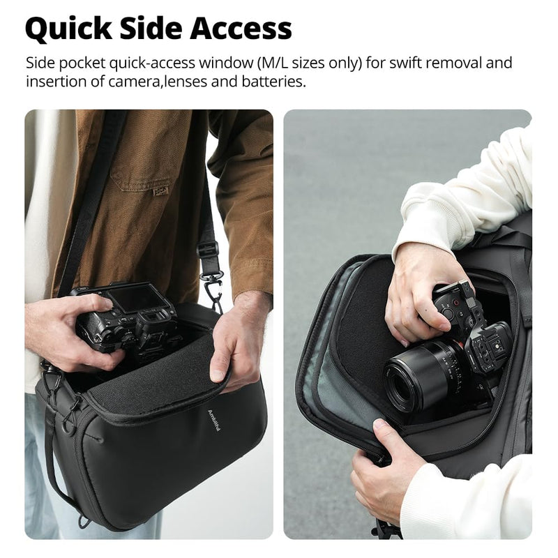 AMBITFUL Large Camera Cube Insert for Backpack, Waterproof Padded Camera Insert with Dividers, Quick Access for Travel Photography Gear Organizer (12.5L) Ambitful OC12