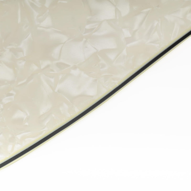 [AUSTRALIA] - Musiclily Pro 13-Hole P Bass Pickguard for MIJ Fender Japan 4-String Precision Bass, 4Ply Aged White Pearl 