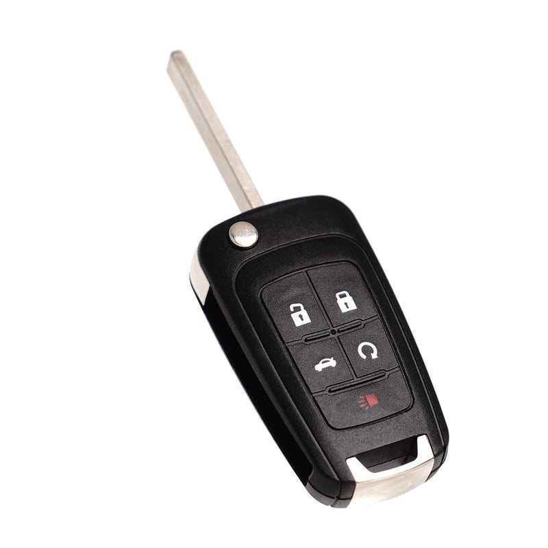 [AUSTRALIA] - Flip Key Fob Replacement Fits for Chevy Equinox Camaro 2010 2011 2012 2013 2014 2015 2016 2017 2018 2019 Cruze Malibu Impala Sonic GMC Terrain Buick Lacrosse Regal Verano Encore Keyless Entry Remote 