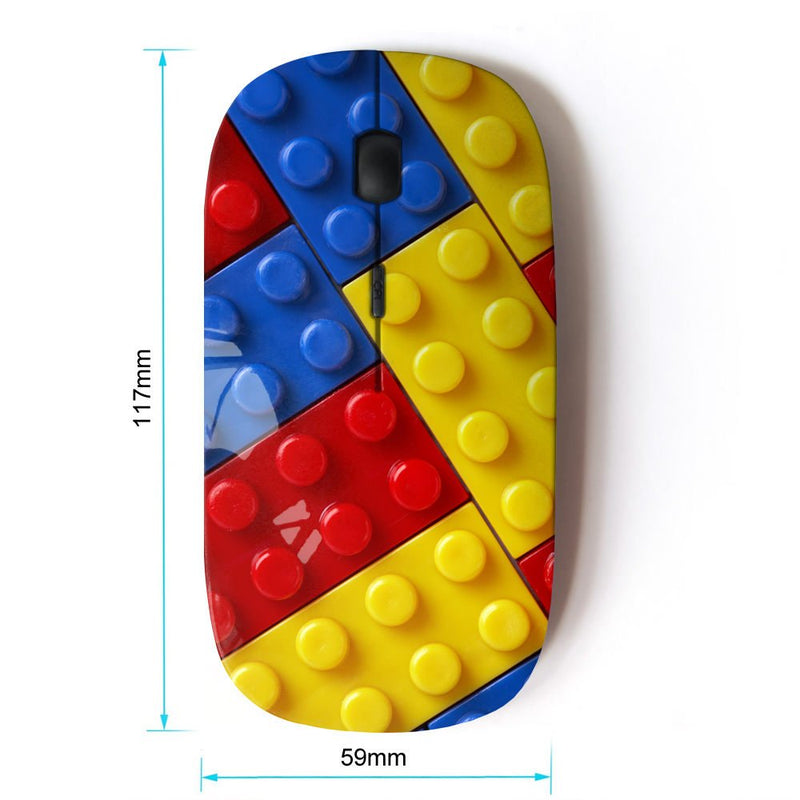 KOOLmouse [ Optical 2.4G Wireless Mouse ] [ Toy Blue Yellow Red Kit Construction Children ]