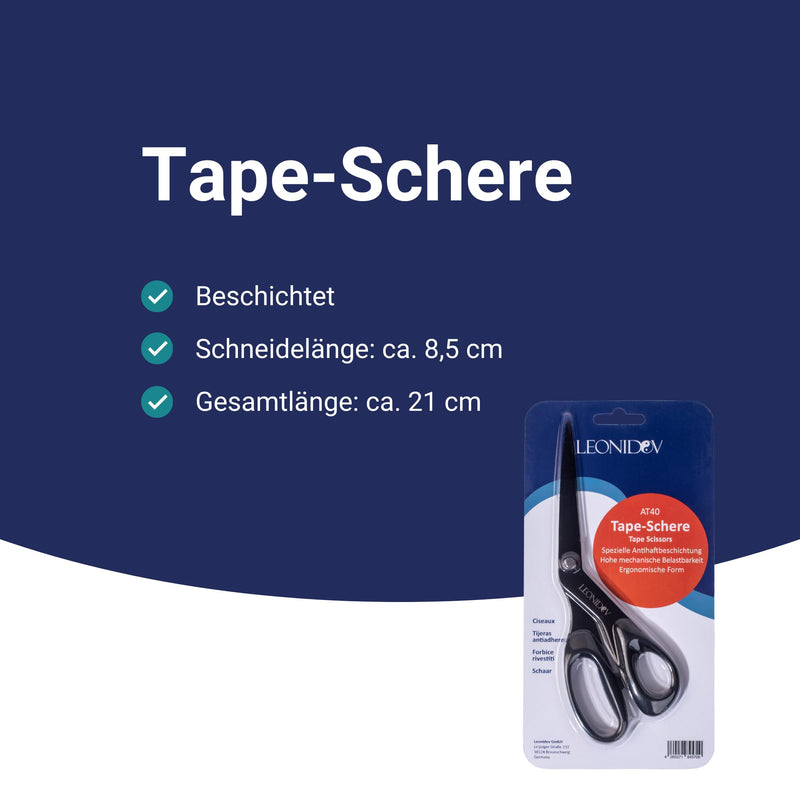 Kinesiology tape scissors teflon coated 21 cm - Leonidov