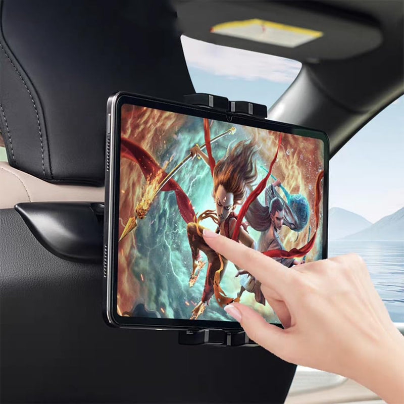 Car Tablet Holder, Universal Headrest Mount for Volvo XC90 XC60 V90 V60 S90 S60, Compatible with iPad Pro Air Mini, Galaxy Tabs, 4.7-12.9 Inch Tablets (Model A)