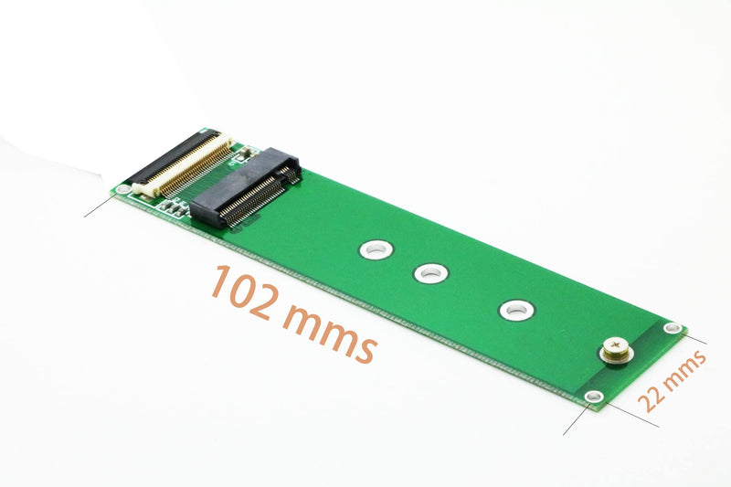 Sintech M.2 (NGFF) nVME SSD to Mini PCIe Adapter with 20cm Cable