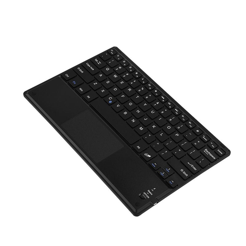 Ultra-Slim Bluetooth Keyboard, Portable Wireless Bluetooth Keyboard with Touchpad for Windows PC Android Phone Tablet