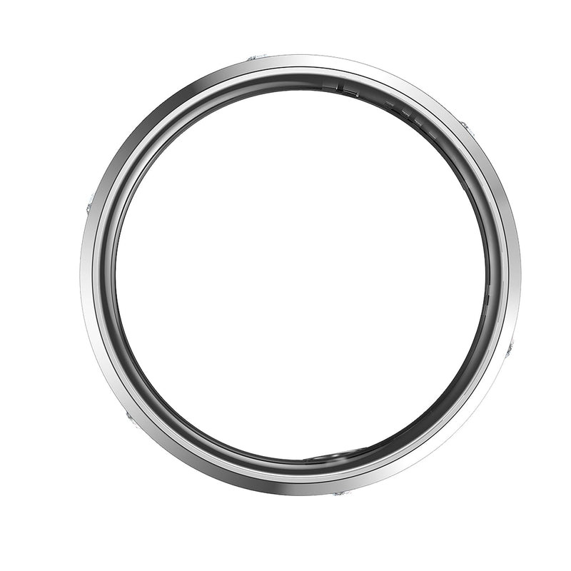Women Smart Ring, Stainless Steel Diamond Fitness Tracker Ring with Heart Rate Sleep Monitor, Pedometer Activity Tracker, Remote Camera, Compatible with Android 8.0 iOS 12.0 and Above (Silver, 11#) Silver 11#