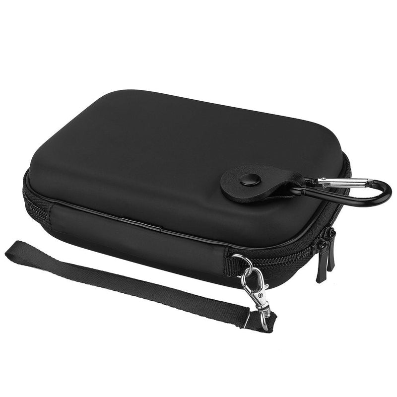 Lacdo Hard Drive Carrying Case for Toshiba Canvio Basics / Canvio Advance / Canvio Flex Gaming, Seagate One Touch Portable External Hard Drive 1TB 2TB 3TB 4TB 2.5 inch HDD Shockproof Travel Bag, Black