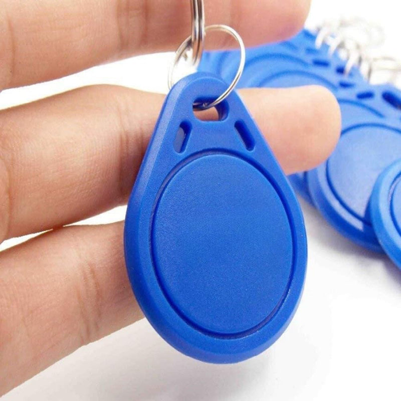 10pcs 13.56MHz UID Rewritable IC Clone Smart Key Fobs,Blank Tag Writable Readable,Access Control RFID Tag Token,Access Control Key Card Used to Copy/Clone Card Keyfob