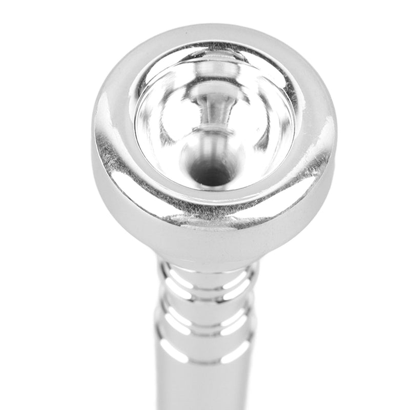 Lead Trumpet Mouthpieces, 3C Mouthpieces for Musical Instruments, Silver Plated Trumpet Mouthpiece for Beginners, Professionals Players and Music Instrument Enthusiasts