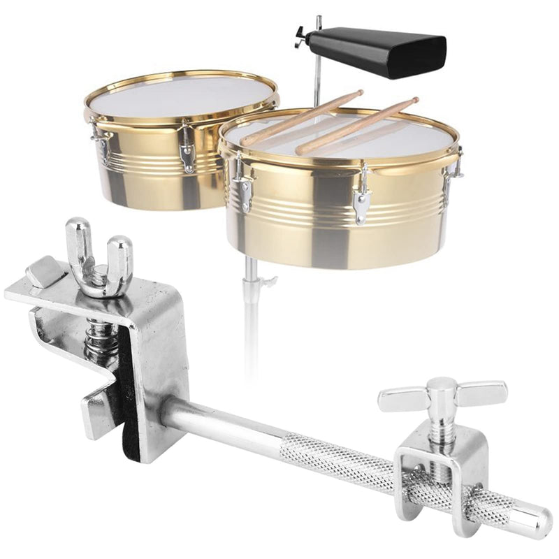 Cowbell Clamp Up or Down Adjustment, Bass Drum Hoop, WC51 Cowbell Holder, Jazz Drum Kit Hoop Clamp, Cowbell Instrument Accessories for Drummer Rattle