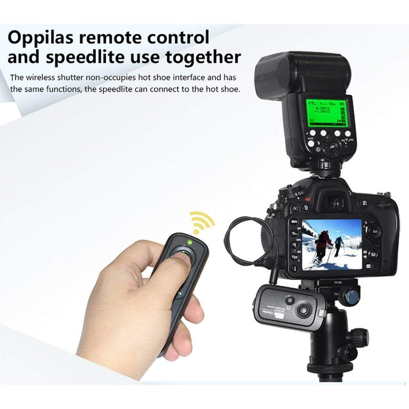 Pixel Wireless Shutter Release Commander for Nikon Fujifilm Cameras - Oppilas/DC0 Control, Replaces Nikon Remote Cord MC-30A
