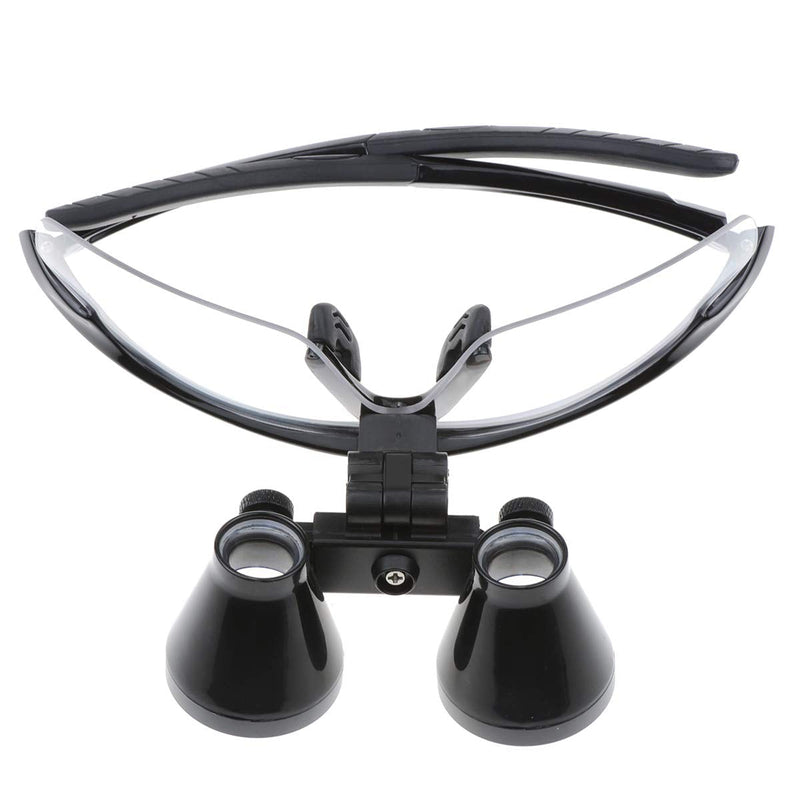ORILAO 2.5x420mm Anti Fog Magnifier Portable Magnifying Glass Surgical Magnifier Magnifying Glass Black