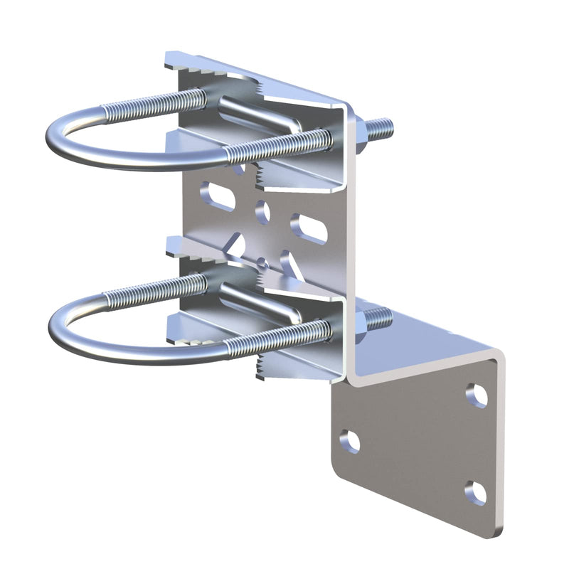 Pole Mount Bracket Anti Vibration Antenna Mount Hardware Accessories [ Without The Pole ] for Outside Home Antenna Pole Holder Antenna Pole Mount Kits N Bracket