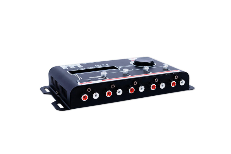 SSP 2.4 Digital Crossover and Equalizer 2 Channel Inputs and 4 Channel Outputs Full Digital Signal Processor DSP Sequencer 15 Band Graphic Equalization 12 Presets
