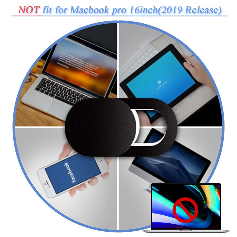 Mesee 50 Pieces Webcam Cover Slider, 0.027-Inch Ultra Thin Web Camera Protective Privacy Covering Slide Stickers for Computer, Laptop, MacBook Pro/Air, iPhone, Tablet, PC, iPad, iMac