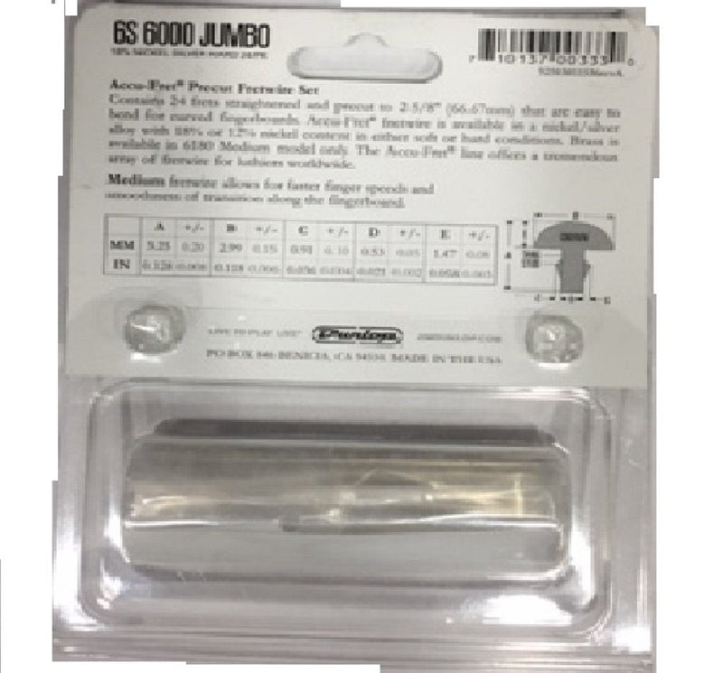 DUNLOP 6S6000 ACCU-FRET FRETWIRE