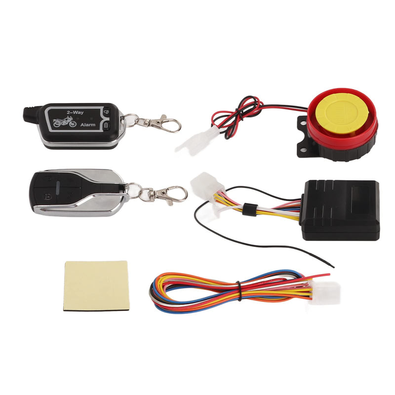 [AUSTRALIA] - Motorcycle Alarm,Alarmanlage Und Fernstart,Motorcycle Two Way Alarm System Vibration Sound Alert LCD Remote Control Anti Theft Robbery Energy Saving,Alarm System 