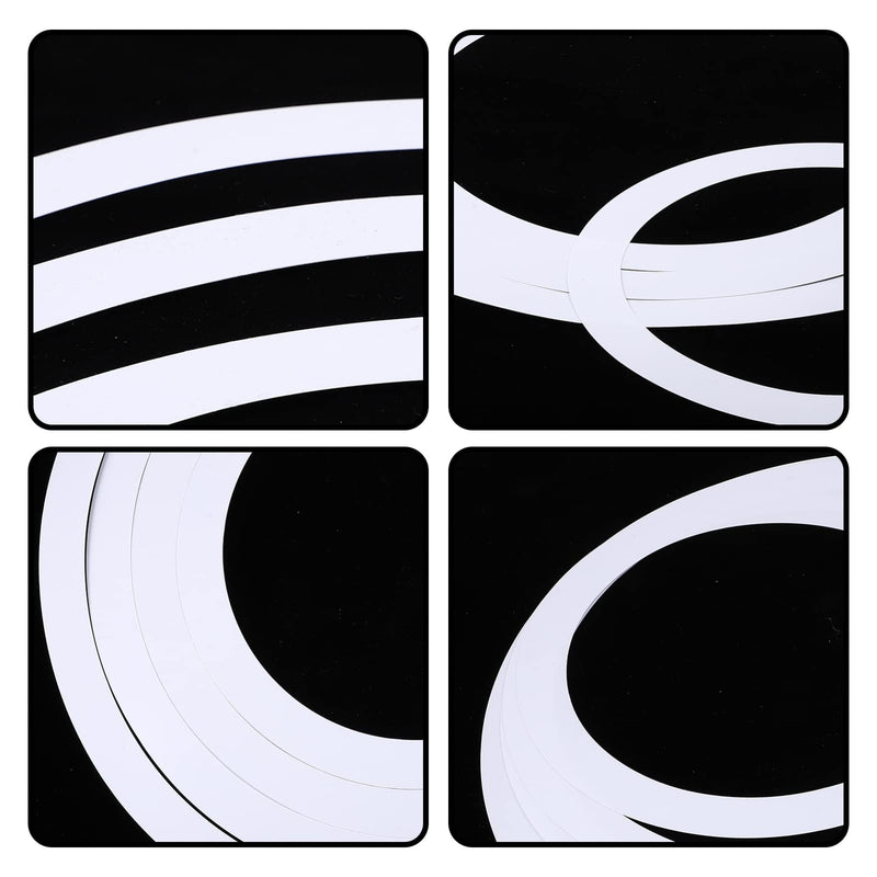 SUPVOX Drum Ring Replacement 4pcs Drum Mufflers Dampening Drum Mute Rings Kit Snare Drum Ring Snare Drum Damperner Rings Silencer Percussion Accessories White 10/12/ 14/ 16inch Home Drum Parts White1